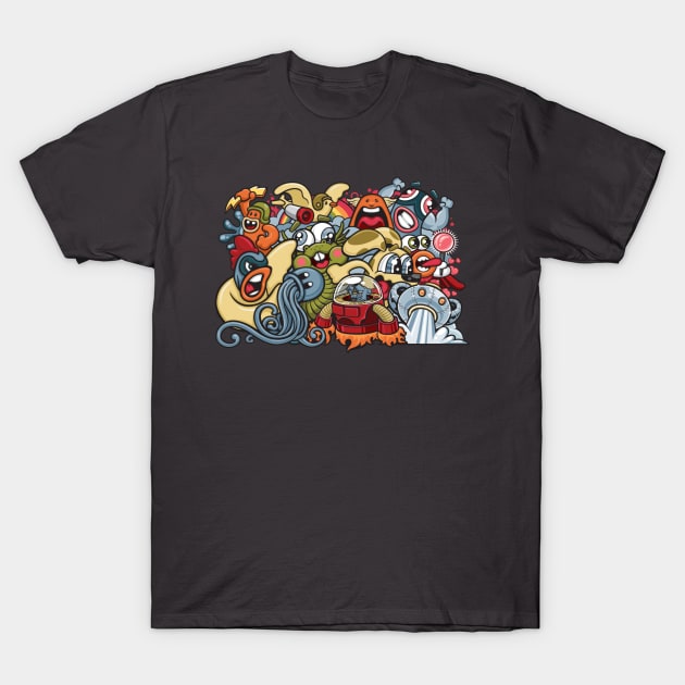Funny animals T-Shirt by zkon